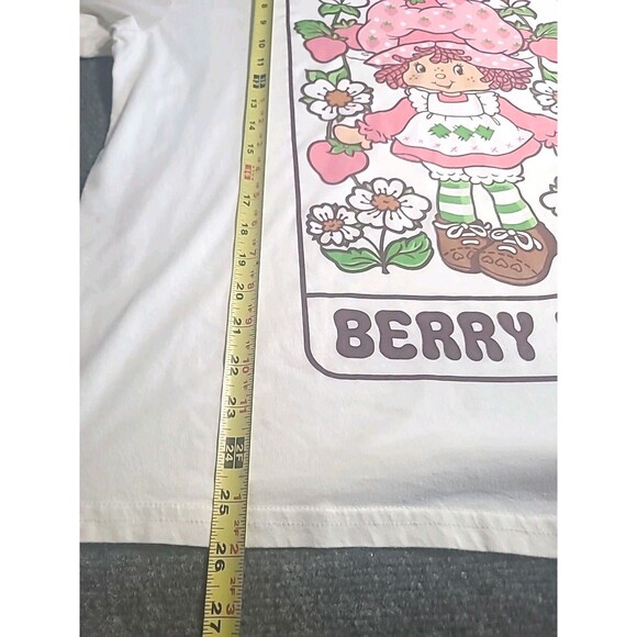 Strawberry Shortcake Berry Good Womans Tshirt Adult 2XL Flowers Strawberries - Picture 4 of 6